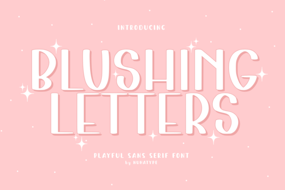 Blushing Letters: A Typeface with a Warm Embrace