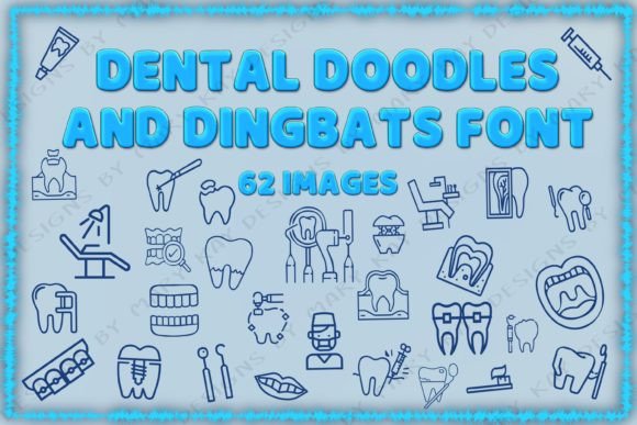 Dental Doodles: A Playful Font for Designers