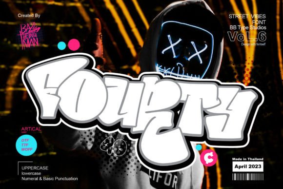 Fourty Cent: The Ultimate Street Style Font for Bold Branding