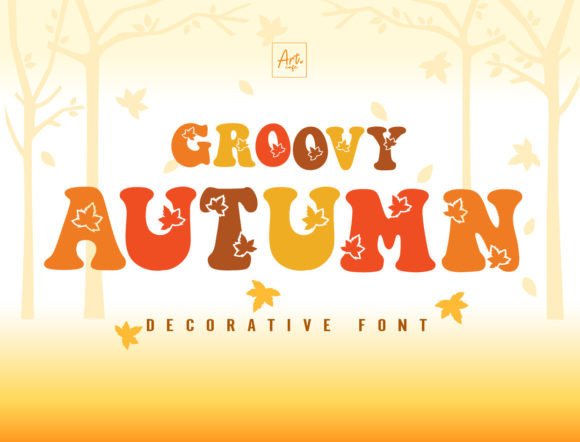 Groovy Autumn: Capturing Fall's Charm in Every Letter