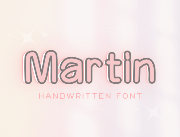 Martin: The Modern Handwritten Script Font