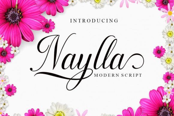 Naylla: A Fresh Take on the Feminine Script Font