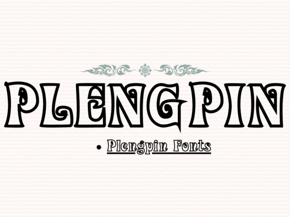 Plengpin: The Whimsical Font That Brings Playful Energy to Design