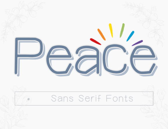 The Quiet Confidence of the Peace Sans Serif Font