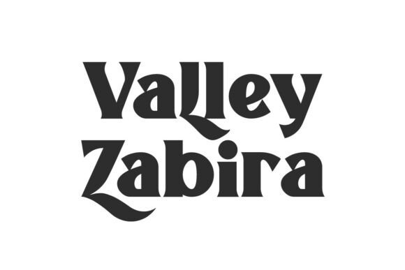 Valley Zabira: A Bold Display Typeface for Modern Brands